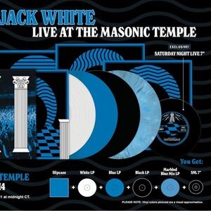 VAULT PACKAGE #47: JACK WHITE LIVE AT THE MASONIC TEMPLE vinyl box set